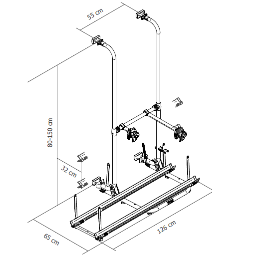 Thule Sport G2 Bike Rack 2 Door Van