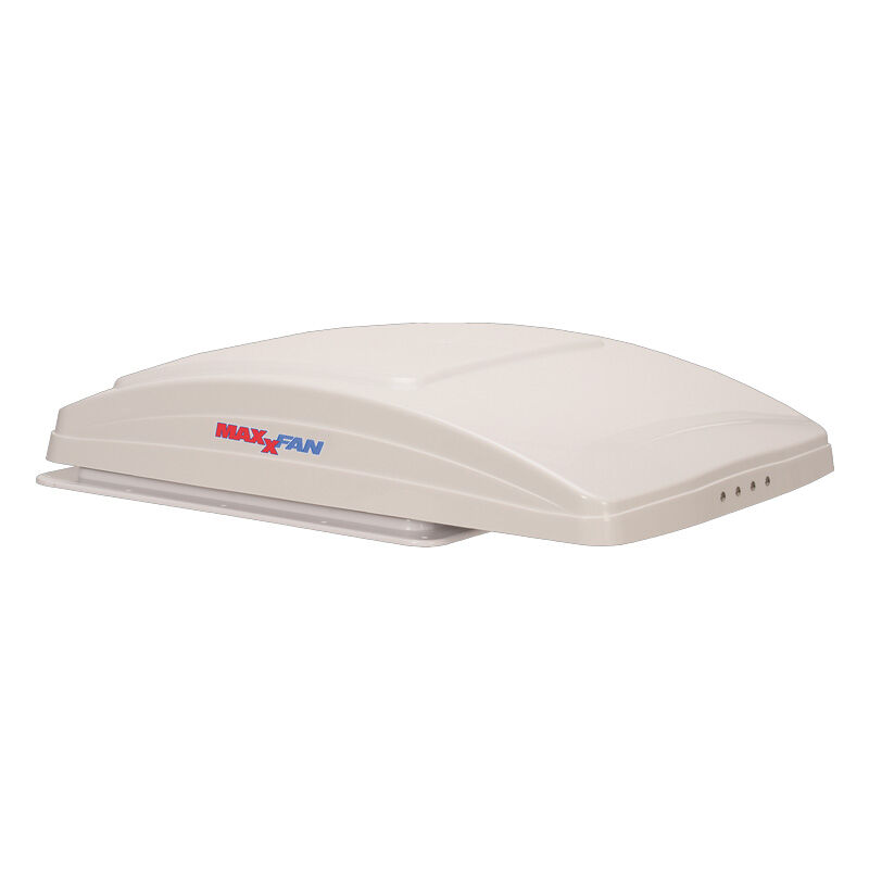 MaxxAir Maxxfan Deluxe Fan/Vent Manual Lift 14" x 14" - White