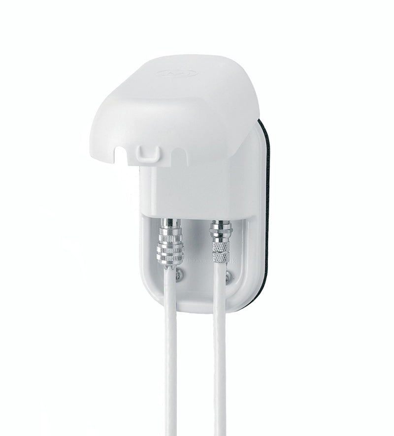 Weatherproof Exterior Coaxial/F Connector Inlet
