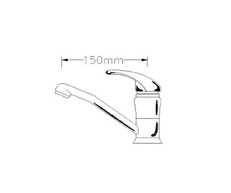 Aravon Sink Mixer/Tap with Swivel Chrome