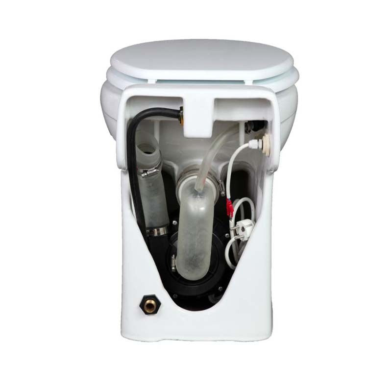 Challenger Toilet with Macerator Pump 7PSI 230V