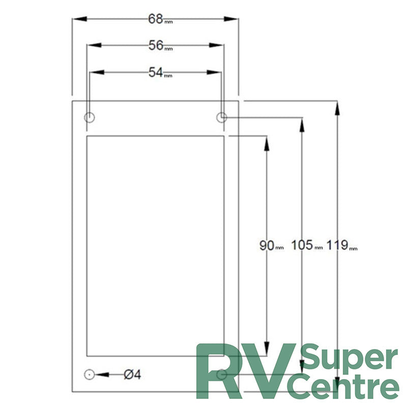 Connex RV Switch Panel 4-Way 12V***