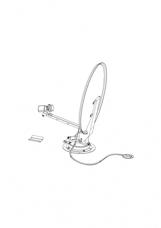 NZSAT Wind-Up Satellite Dish 60cm