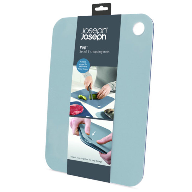 Joseph Pop Chopping Mats Sky Blue 3pk***