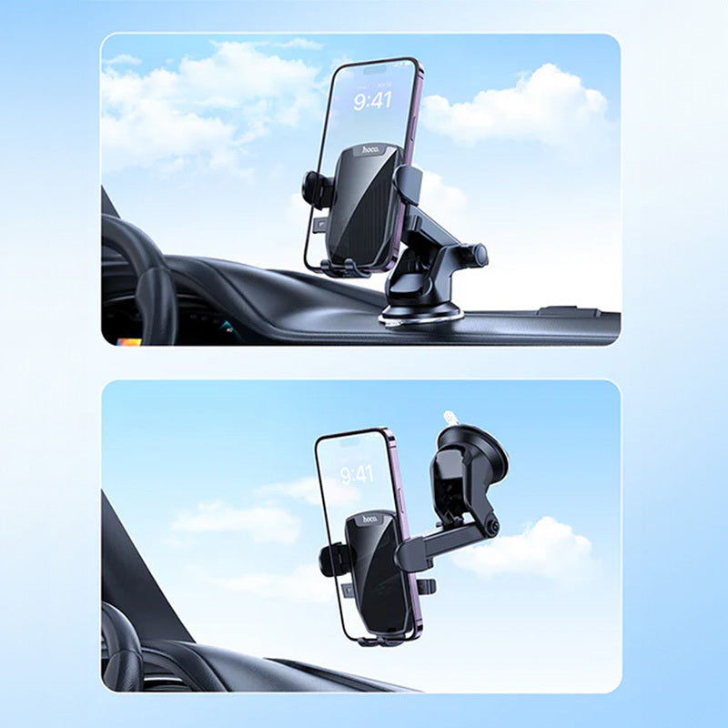HOCO Quick-Lock Pro Phone Holder Dash/Glass Mounted