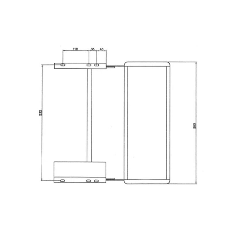 Camec Caravan Step Electric Single