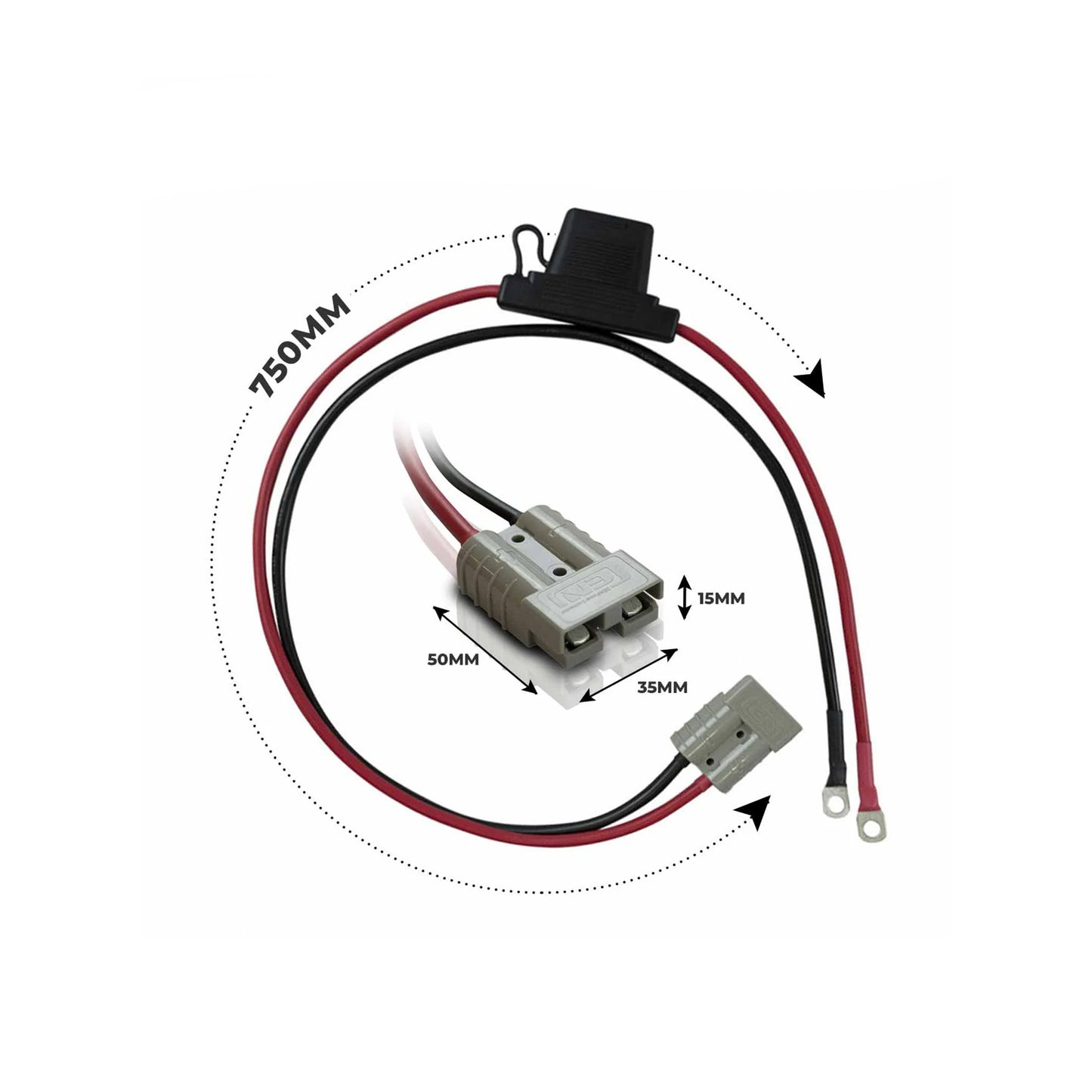 KickAss Maxi Fuse Anderson Cable