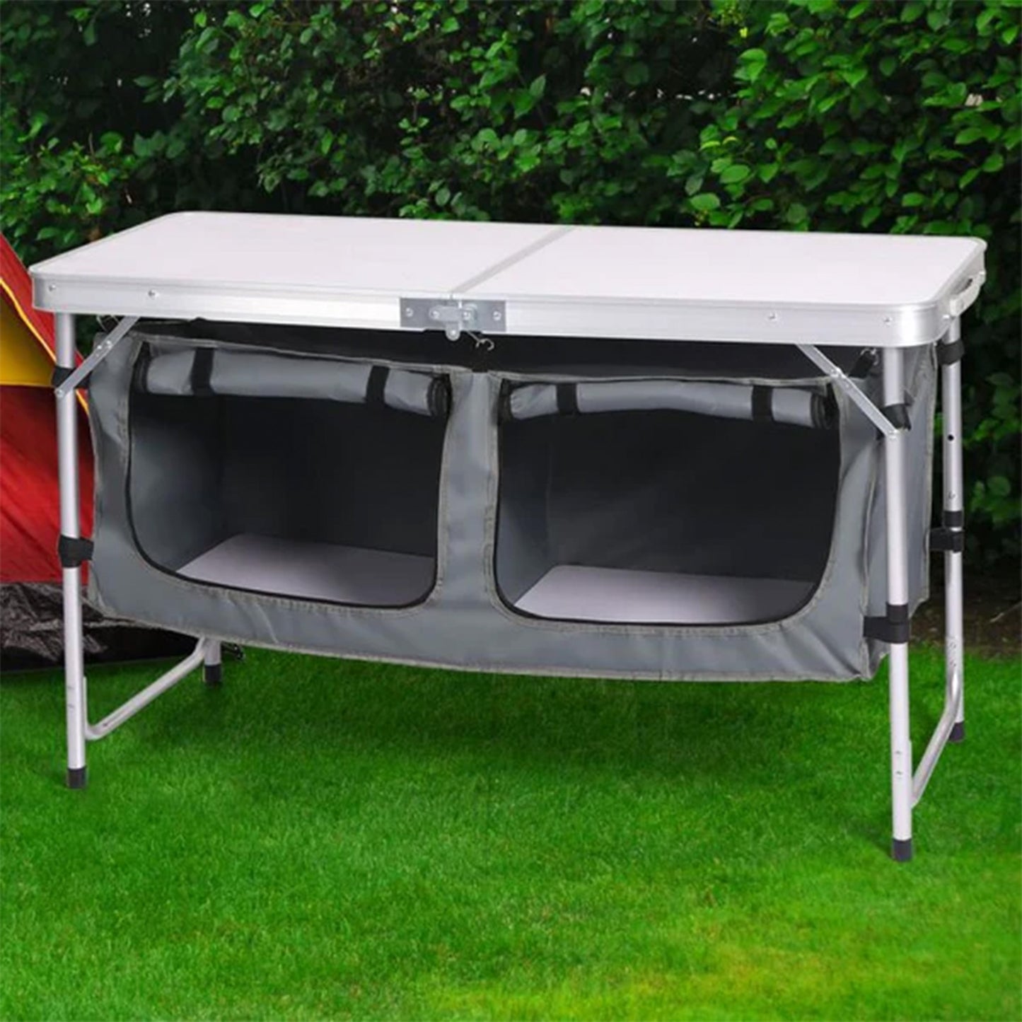 RVSC Folding Camping Table with Storage