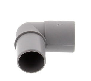 Waste Pushfit Connector Male/Female 90 Degree 28mm
