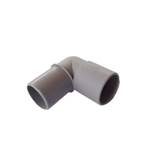 Waste Pushfit Connector Male/Female 90 Degree 28mm