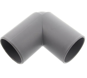 Waste Pushfit Connector Female/Female 90 Degree 28mm