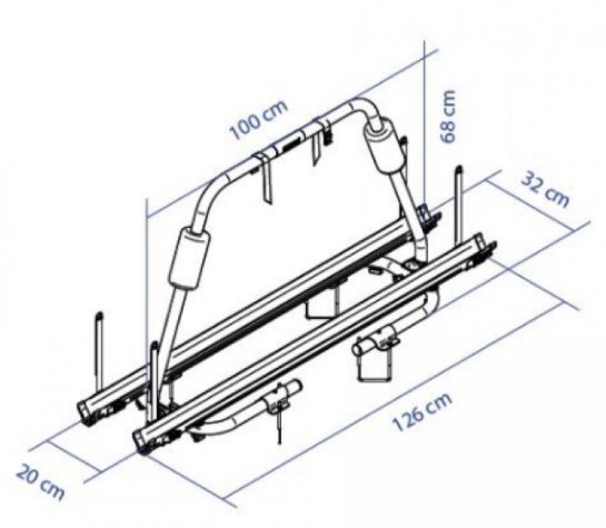 Thule A Frame Caravan Light Bike Rack