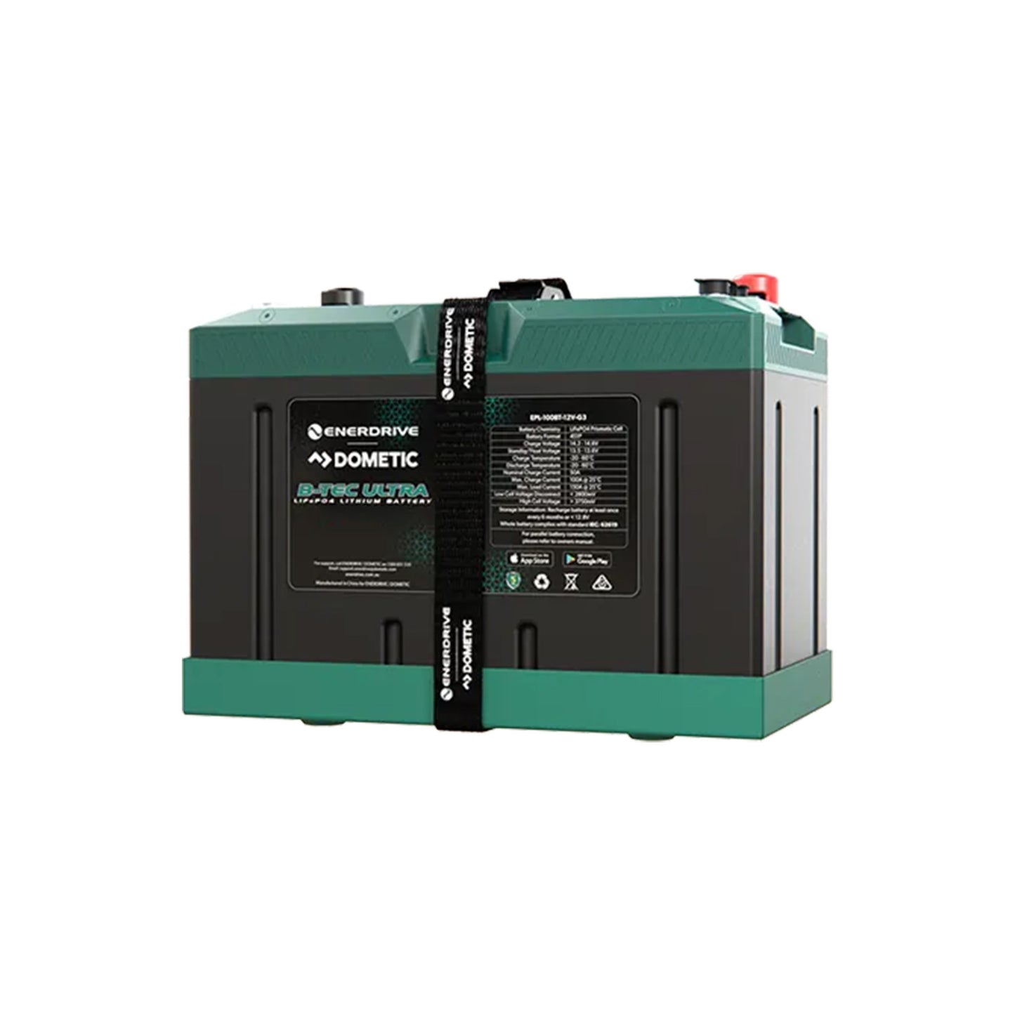 Enerdrive B-TEC G3 Ultra Lithium Battery 12V/120AH