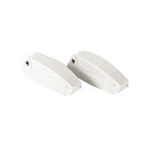 Camco Baggage Door Catches White 2pk