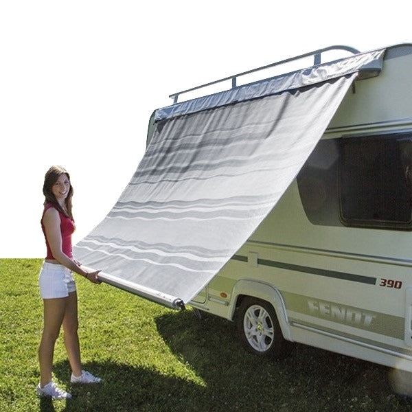 Fiamma Caravanstore Bag Awning 2.55m Royal Grey (2.25m Extension)