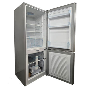 Challenger Fridge/Freezer Silver Finish 12/24V - 140L