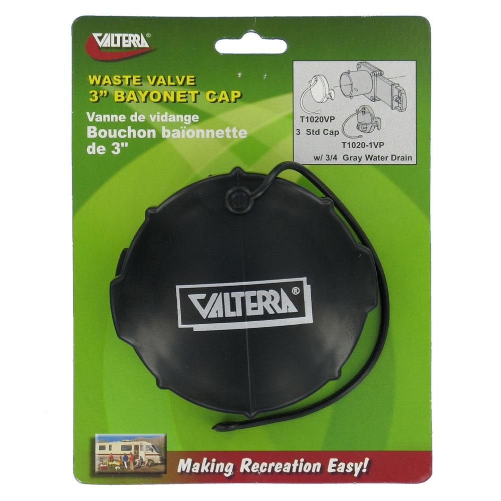 Valterra Waste Valve Cap 3"