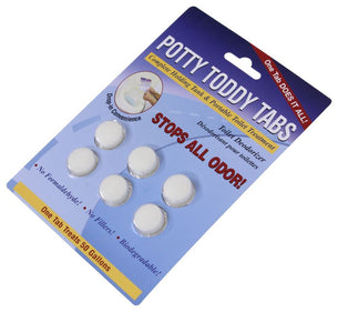 Potty Toddy Toilet Deodorizer Tablets 6pk