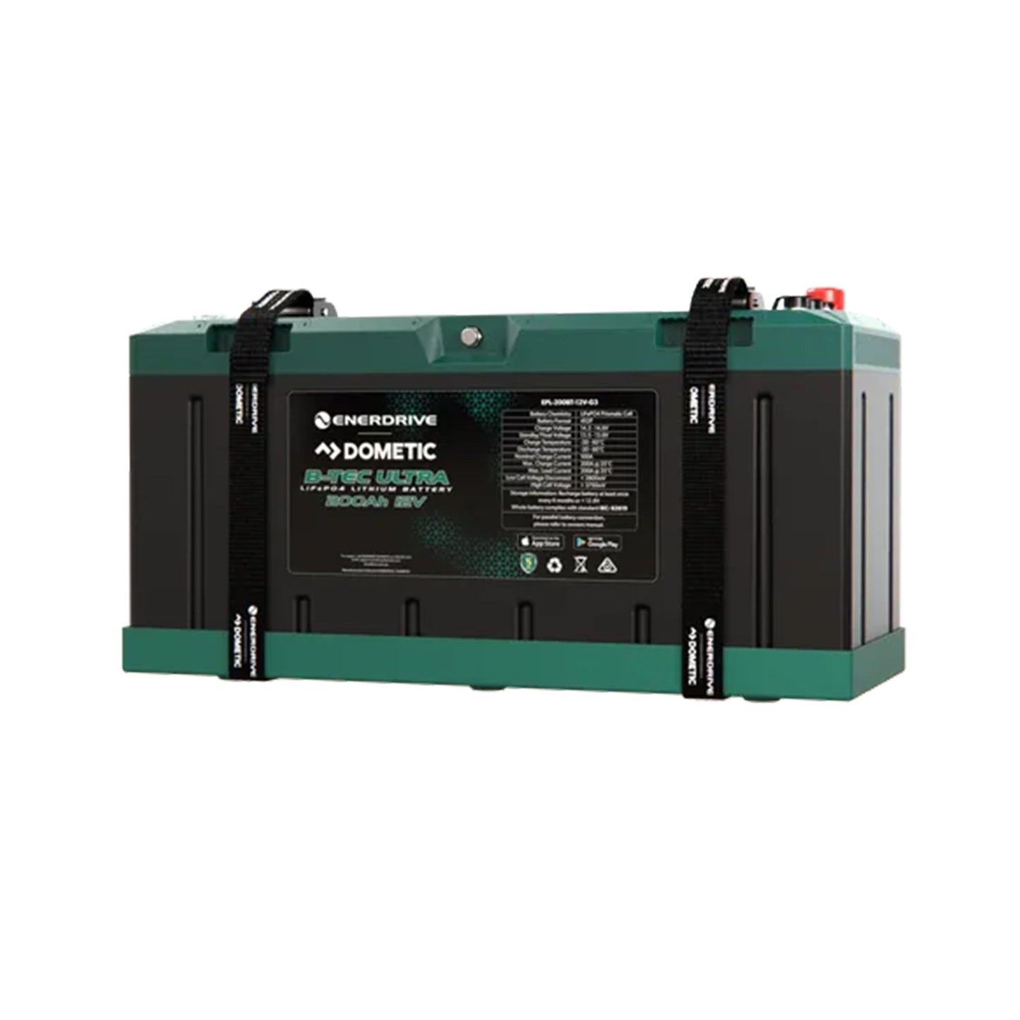 Enerdrive B-TEC G3 Ultra Lithium Battery 12V/200AH