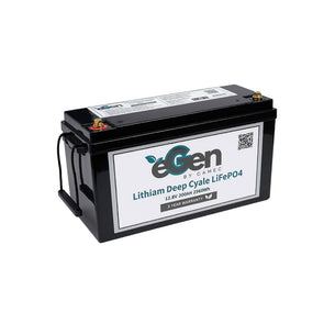 eGen Deep Cycle Lithium Battery with Bluetooth 12V/200AH