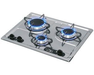 CAN 3 Burner Hob Marine Stainless Steel