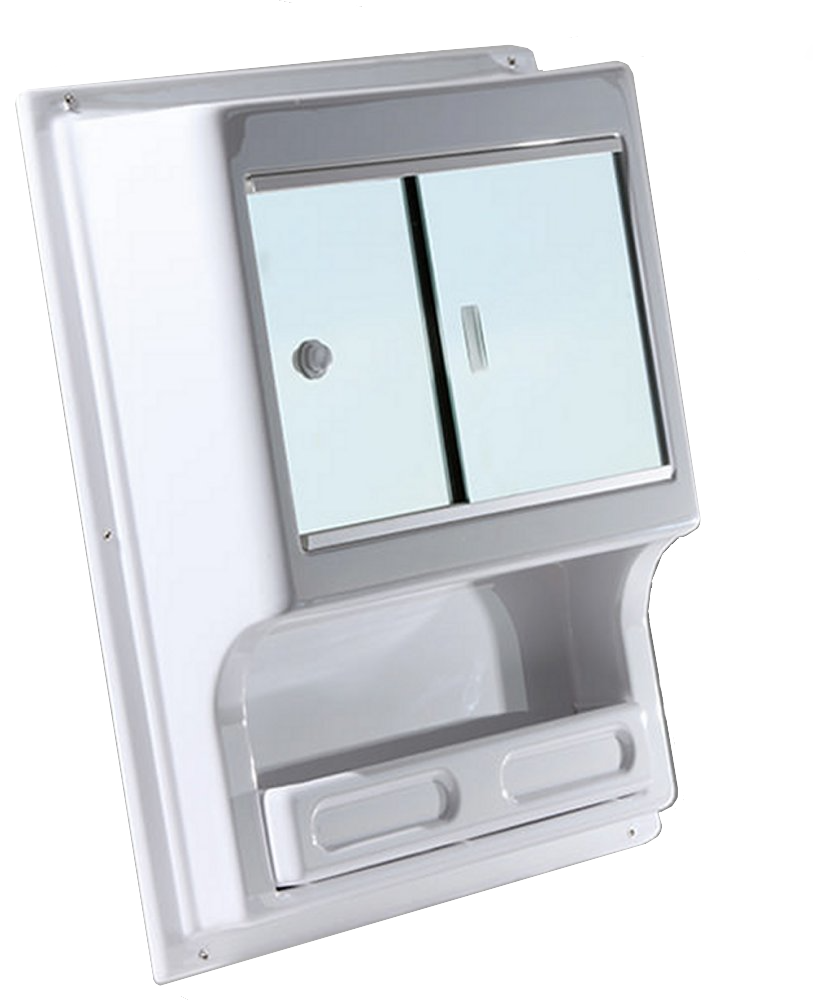 Cleo Bathroom Cabinet with Sliding Mirror