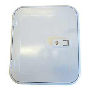 Coast RV Service Door with Lock White