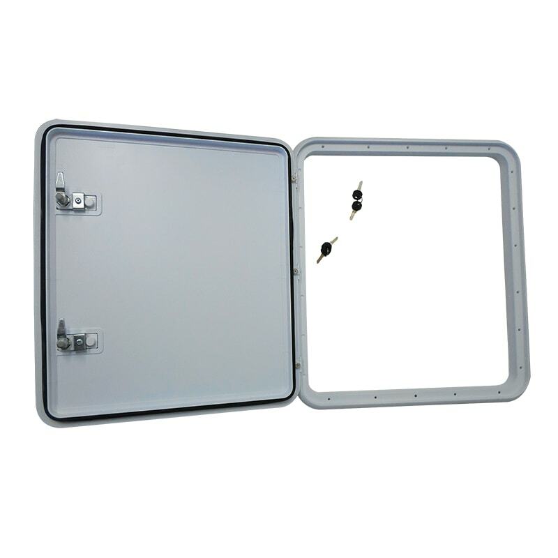 Coast RV Service Door with Lock White