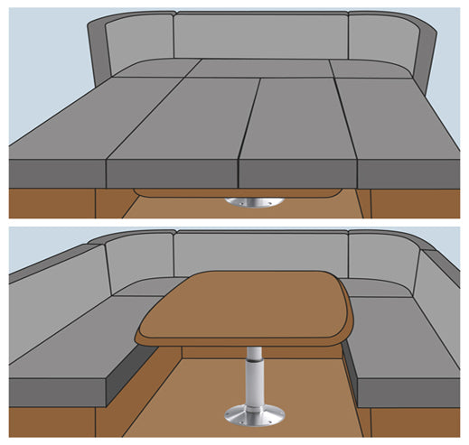 Tasman Telescopic Table Pedestal Kit Type 1