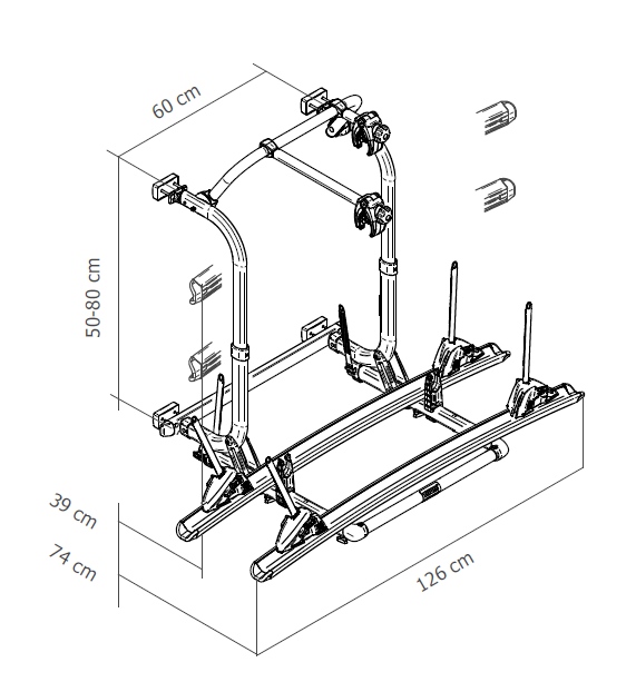 Thule Elite G2 Bike Rack Short