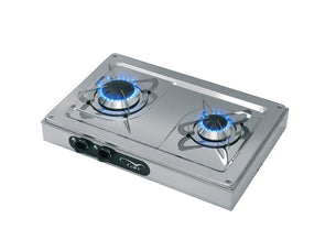CAN 2 Burner Hob Surface Mounted Marine Stainless Steel