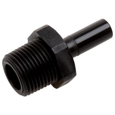 Push-Fit Adaptor Straight 12mm Stem (M) - 1/2" BSP Thread (M)