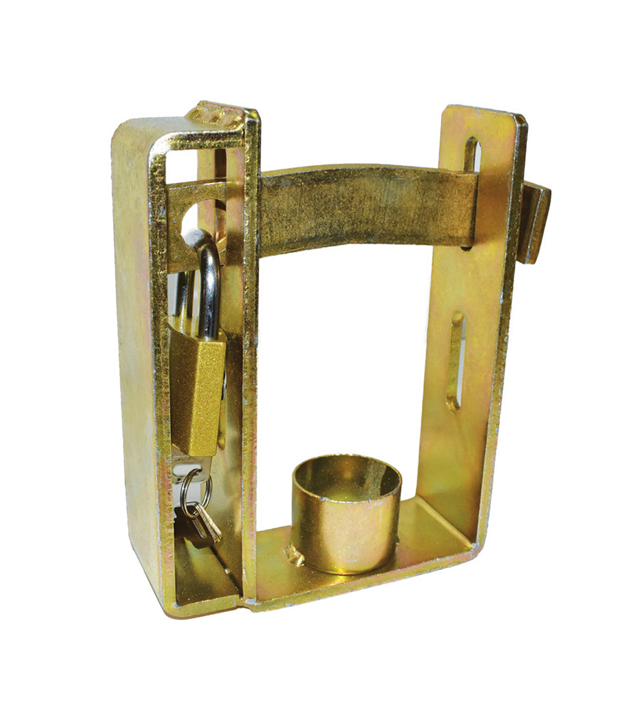 Coast RV Dual Trailer Coupling Lock Heavy Duty with Padlock