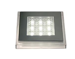 Frilight Square LED Down Light Matte Chrome Finish - Warm White