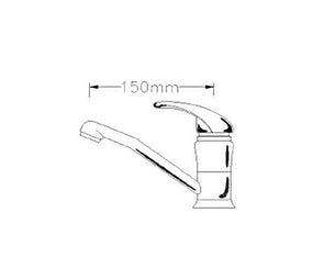 Aravon Sink Mixer/Tap with Swivel Chrome