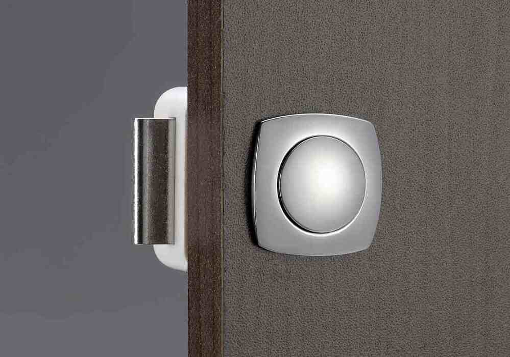 Push Lock Roundtangular Kit Satin Finish