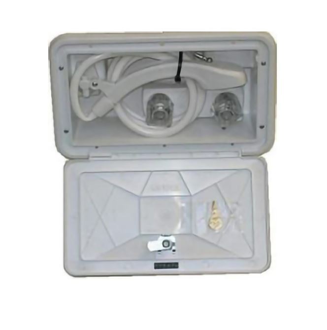 External Shower with Locking Door
