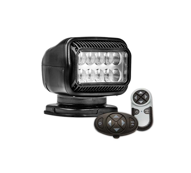 Golight GT LED Spotlight Black with Dual Wireless Remotes