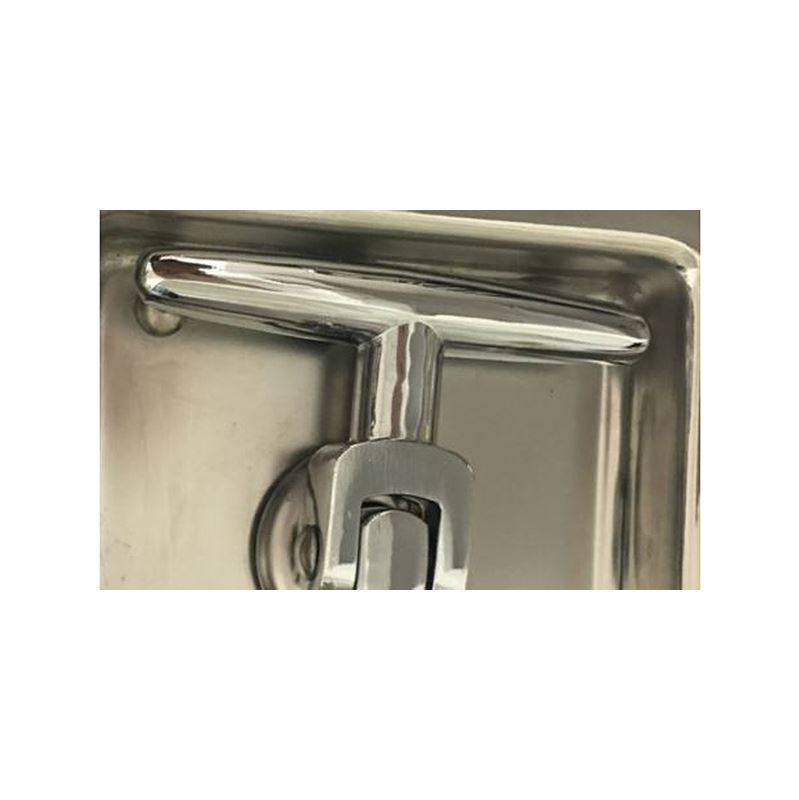 Folding T Handle Signature Series Low Profile Stainless Steel - Hole Mount