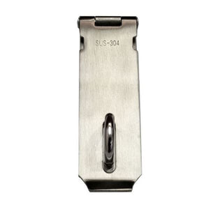 Hasp and Staple Latch Padlockable Stainless Steel - Large