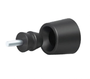 Door Retainer Hold Back Black Rubber 36mm