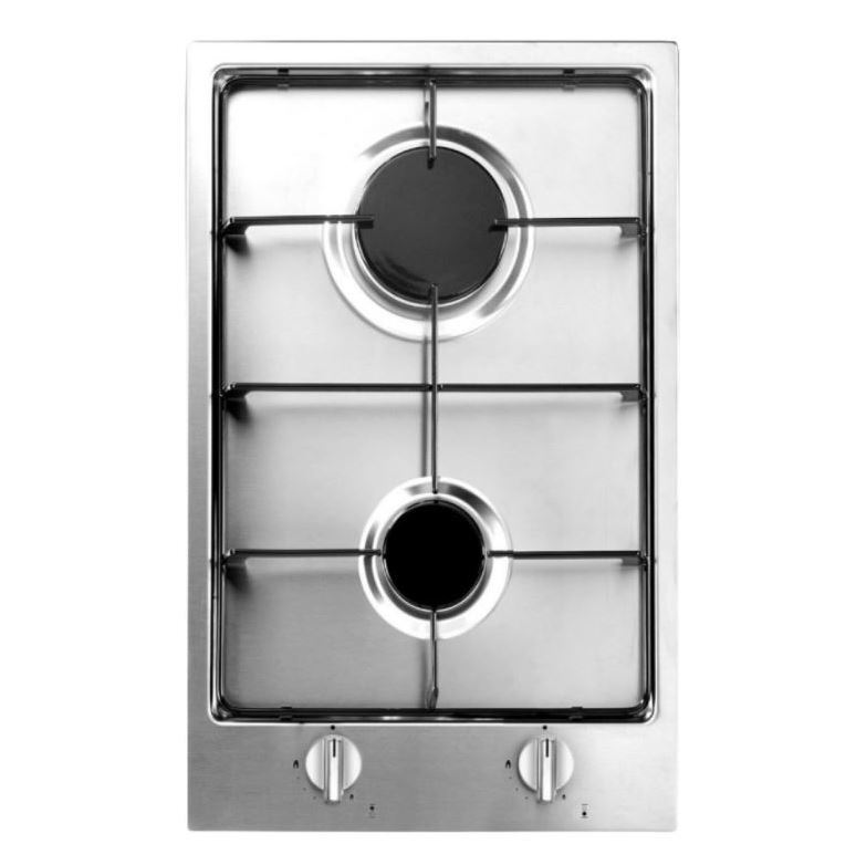 Challenger Domino 2 Burner Hob Stainless Steel