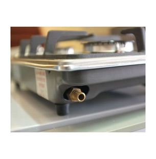 Challenger Domino 2 Burner Hob Stainless Steel