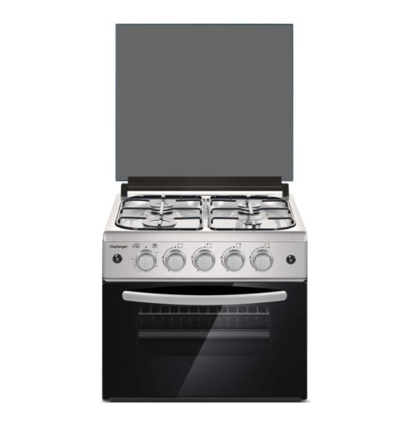 Challenger Silvereye Gas Oven with 4 Burner Hob