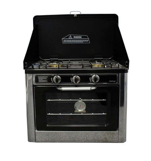 Challenger Tui Portable Camping 2 Burner Hob Gas Oven