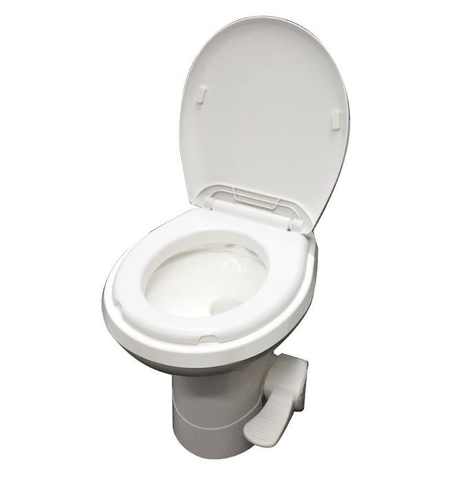 Challenger Gravity Flush Toilet with Flush & Elbow