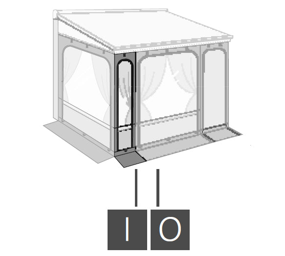 Fiamma 2021 Privacy Room Attachment I - Front Panel 50