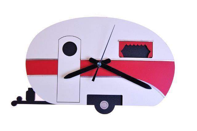 Keepers Clock Caravan Red***
