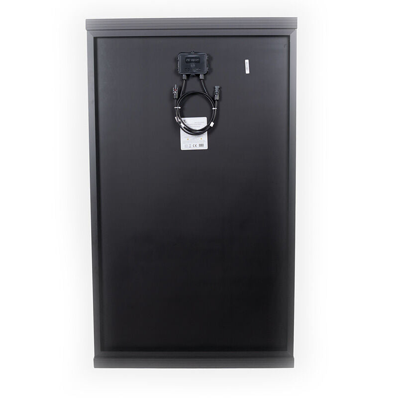 Artemis BLACK 200W Solar Panel with Mounting Brackets