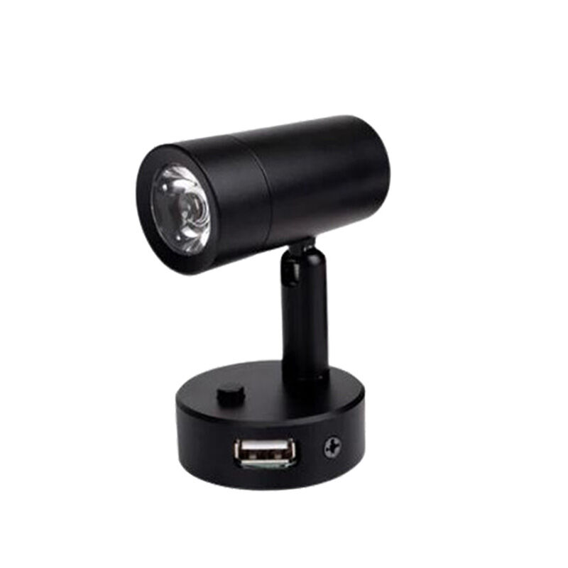 Frilight MiniTube Reading Light with USB Black